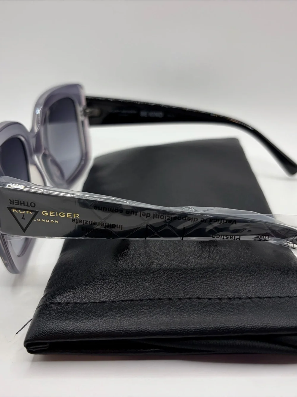 Kurt Geiger Black Oversized Women’s Sunglasses